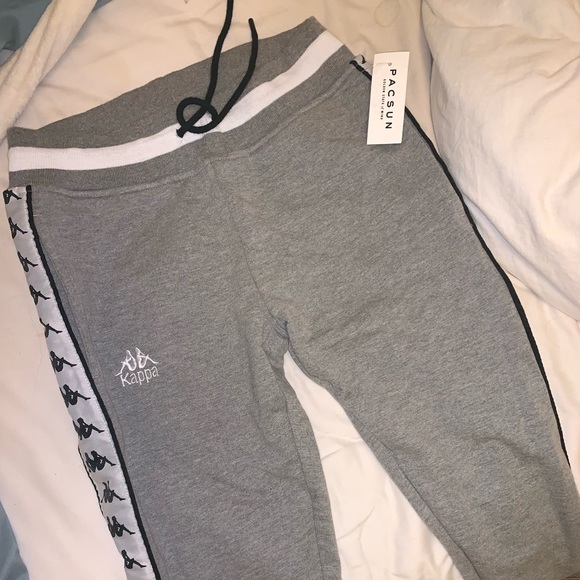 kappa grey joggers